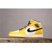 Shop Real And High Quality Air Jordan 1 Mid 852542-700 All Yellow White Black